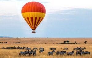 Hot air balloon safari in Maasai Mara Game Reserve, wildebeest migration, Kenya safari & African safari tours hot air balloon safaris in Maasai Mara Game Reserve Kenya, African safari tours & Kenya safari