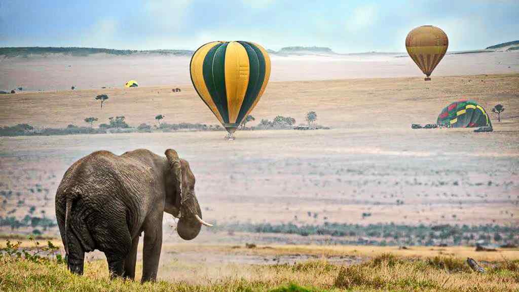 Masai Mara hot air balloon safaris and holidays Kenya